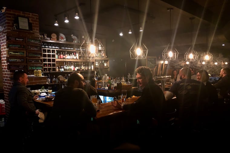 The bar at Bar Hygge in Francisville is a haven for solo diners.