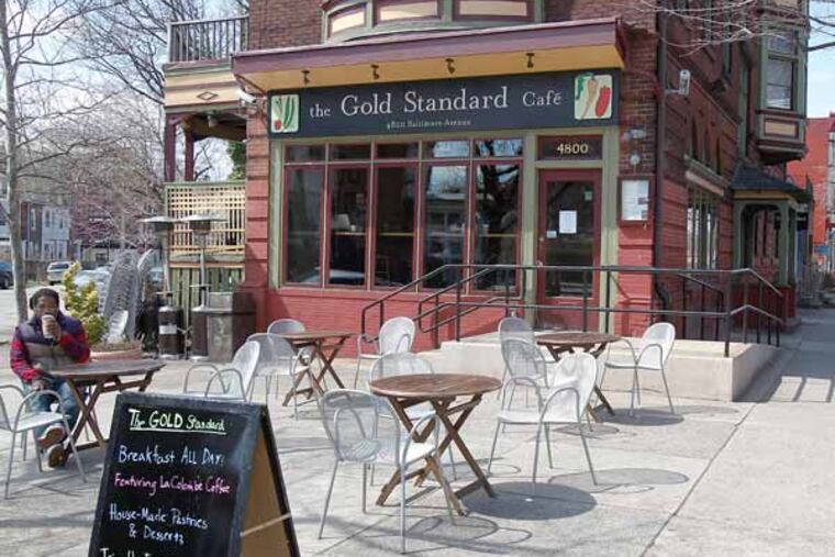 Cedar Park with its shops, restaurants and galleries stretching from 4700 to 5000 block of Baltimore Avenue.
Gold Standard Café on 4800 Baltimore Ave.
April 02, 2013. ( AKIRA SUWA / Staff Photographer )