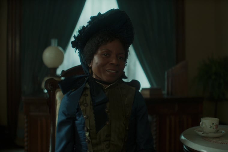 LisaGay Hamilton plays Philadelphia poet, abolitionist, and suffragist Frances Ellen Watkins Harper in HBO's 'The Gilded Age'
