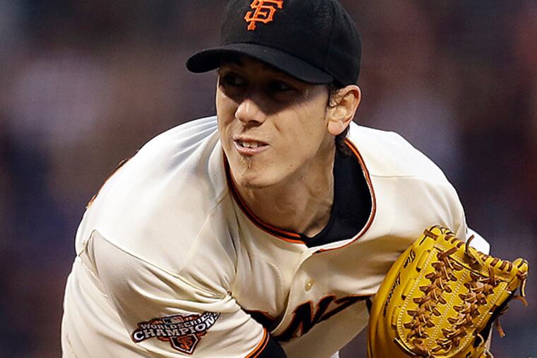 San Francisco Giants' Tim Lincecum. (AP Photo/Ben Margot)
