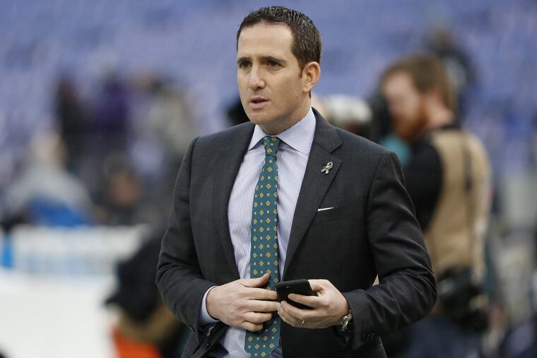 Philadelphia Eagles executive vice president of football operations Howie Roseman.