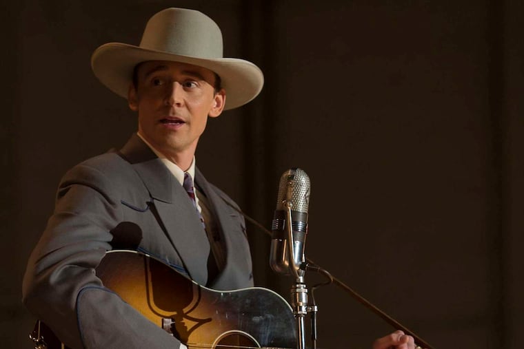 "I Saw the Light," Tom Hiddleston as Hank Williams.