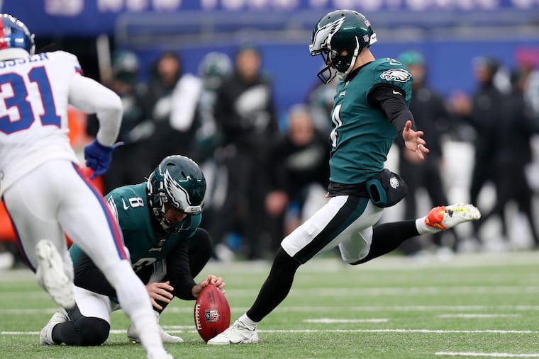 Eagles kicker Jake Elliott has earned the team's trust since he took over the job in 2017.