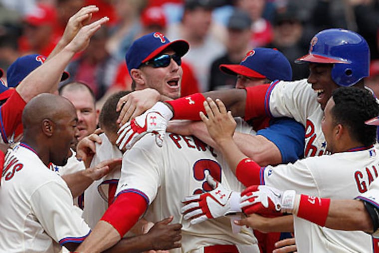 Hunter Pence is a player capable of amazing you one second and angering you another. (David Maialetti/Staff Photographer)