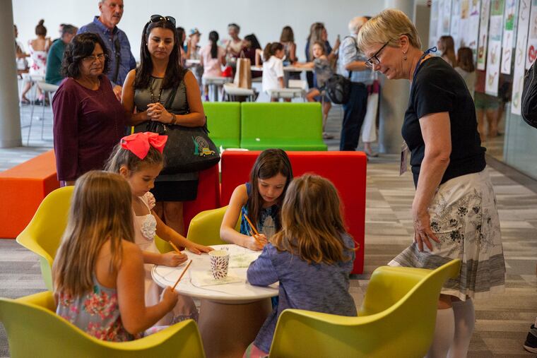 Children who submitted their drawings over the course of the summer were invited in August to an ice cream social hosted by Amy Raudenbush at the Philadelphia Media Network offices, home to the Inquirer, Daily News, and philly.com.