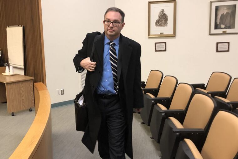 Ron Israel, an attorney with the law firm of Chiesa, Shahinian and Giantomasi, at a court hearing in which the state was seeking permission to cut Atlantic City fire fighters salaries 11.3 percent. Israel’s share of the $4.8 million in billings by the West Orange law firm running Atlantic City for the state topped $300,000.