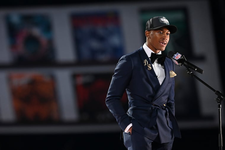 Eagles first-round draft pick DeVonta Smith is endearing himself to the city already.