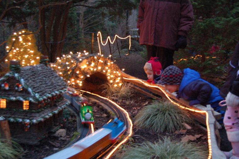 The Holiday Garden Railway at Morris Arboretum will help keep the season's spirit going.