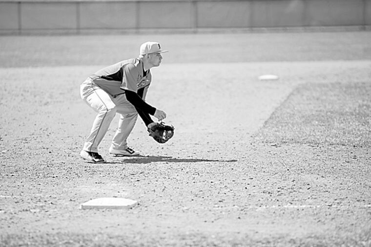 Millville's Buddy Kennedy. Sewell, New Jersey. April 4, 2015. (Chris Fascenelli/Staff Photographer)