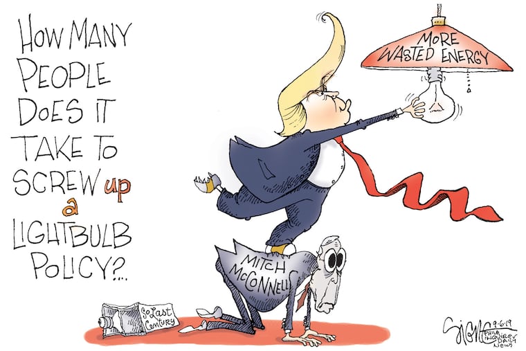 The Trump administration has rolled back Obama-era efficiency standards for lightbulbs.