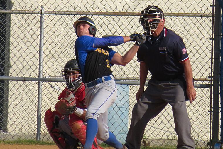 Pennsville’s Max Dineen owns the single-season school home run record, with 13.