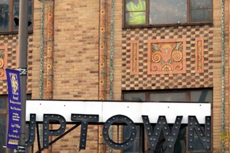 The Uptown Theater on North Broad Street, photographed on Dec. 5, 2011. (TOM GRALISH / Staff Photographer)