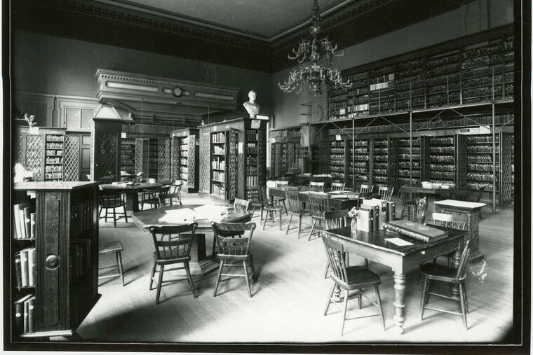 The Philadelphia City Institute's original building, shown here, was at 18th and Chestnut Streets. It's now at 1905 Locust St.