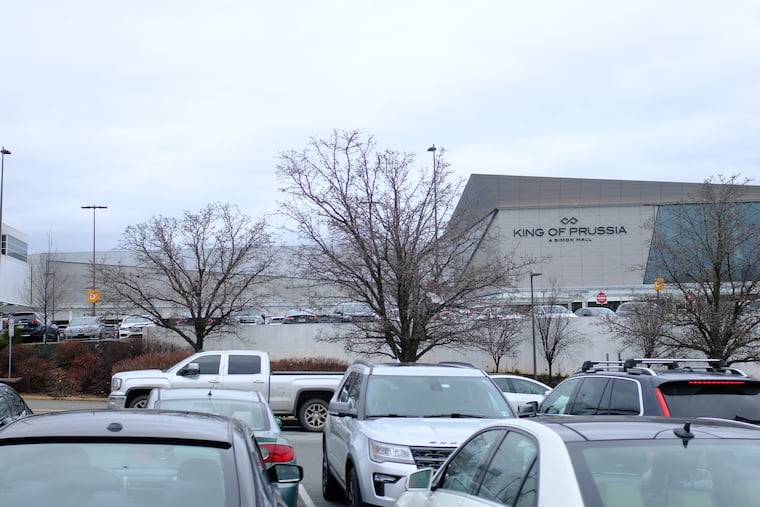 The shooting took place in the parking lot of a steakhouse connected to the King of Prussia Mall, according to police.