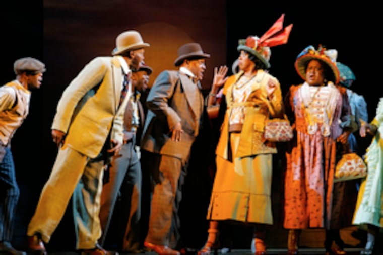 At the Academy of Music through Sunday, the Broadway musical's national tour began in August 2003.