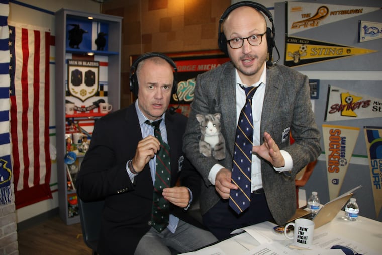 Michael Davies (left) and Roger Bennett are Men in Blazers.