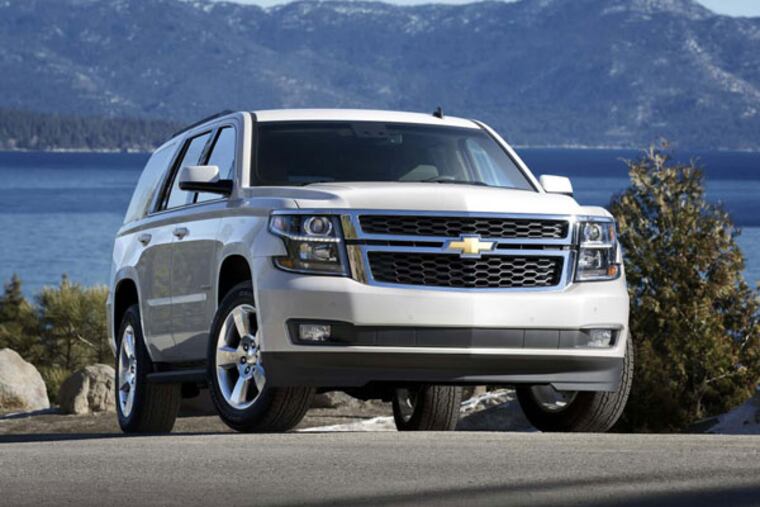 2015 Chevrolet Tahoe front shows the all-new refined and precisely sculpted design. (Chevrolet/MCT)