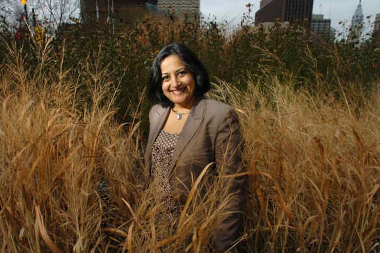 Maitreyi Roy, of the Pennsylvania Horticultural Society, traveled as an Eisenhower fellow in 2007 to see how European cities deal with open space and "greening" issues. It was a natural extension of her work with urban gardening and vacant lots.