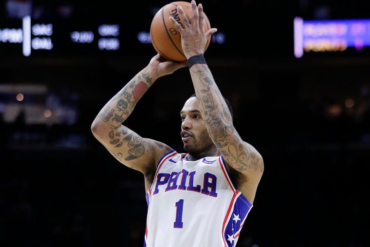 Sixers forward Mike Scott, shown during a game against Toronto, came up big against the Celtics on Thursday night.