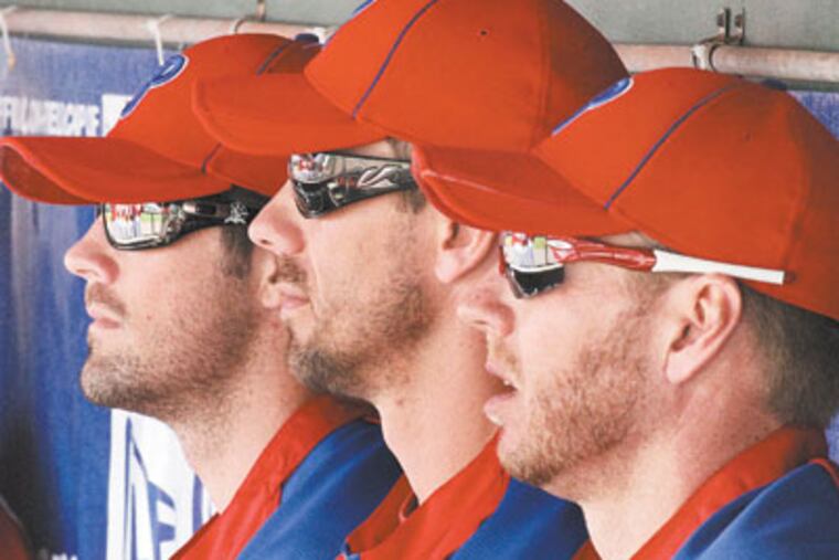 The Phillies' rotation posted a 3.82 earned run average in 2012. (AP Photo/Gene J. Puskar)