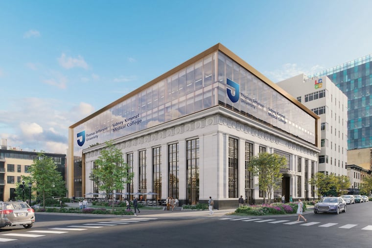 A rendering of the new building in Allentown.
