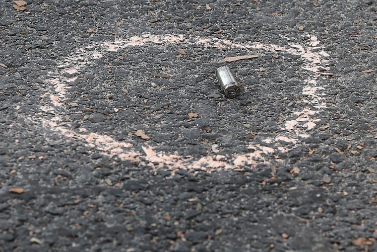A file photo of a spent shell casing.