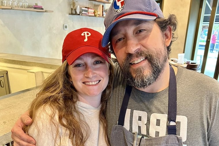 Amanda and chef Randy Rucker, owners of River Twice, in 2022.