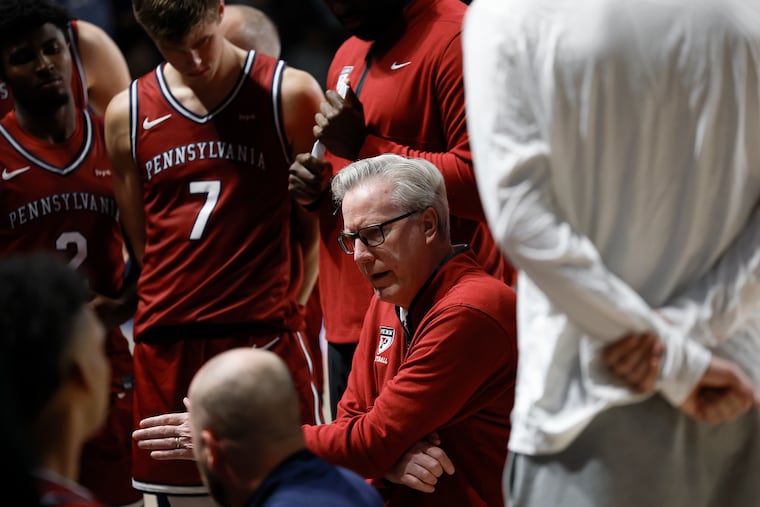 Penn coach Fran McCaffery leads his fifth team into the NCAA Tournament.