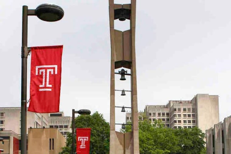 The Temple University campus.