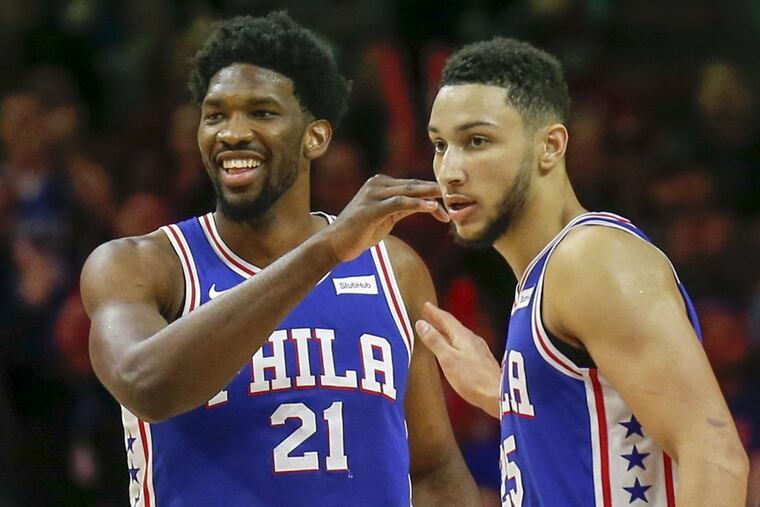 Sixers center Joel Embiid and Ben Simmons are both a go for Wednesday night’s game against the Wizards.