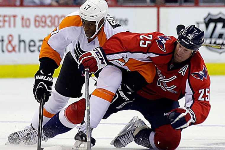 Flyers right wing Wayne Simmonds. (Alex Brandon/AP)
