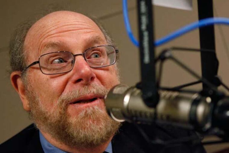 Rabbi Richard Address starts his show "Boomer Generation Radio" on WWBD 860-am. Address, a rabbi at M'Kor Shalom, hosts a show on Tuesday morinings about baby boomers and the issues facing them. ( Michael S. Wirtz / Staff Photographer ).