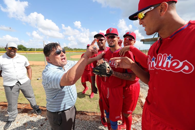 Scouting director Sal Agostinelli at the new Phillies Dominican Republic academy in Boca Chica Tuesday January 17, 2017.
