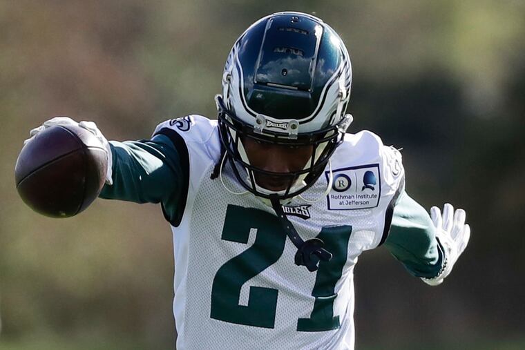 Cornerback Ronald Darby has been rehabbing from an ACL tear he suffered in November.
