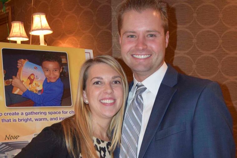 Jackie McGuckin and Ty Parrish at the event.