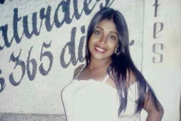 In this Jan. 2019, photo provided by Luisa Garcia, mother of Yubreilys Merchán, shows Merchan in Güiria, Venezuela. Merchán, a 23-year-old hairdresser, survived when the wooden boat carrying her and other Venezuelans, mostly women, sank on its way to Trinidad early Wednesday, April 24, near the Venezuelan island of Patos, 5 miles from a peninsula in the Venezuelan state of Sucre. (Carmen Garcia via AP)