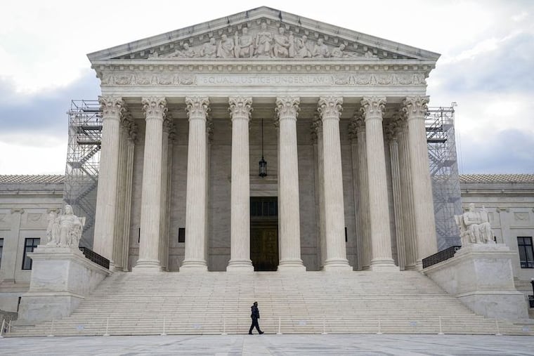 The U.S. Supreme Court building on April 25, 2024.