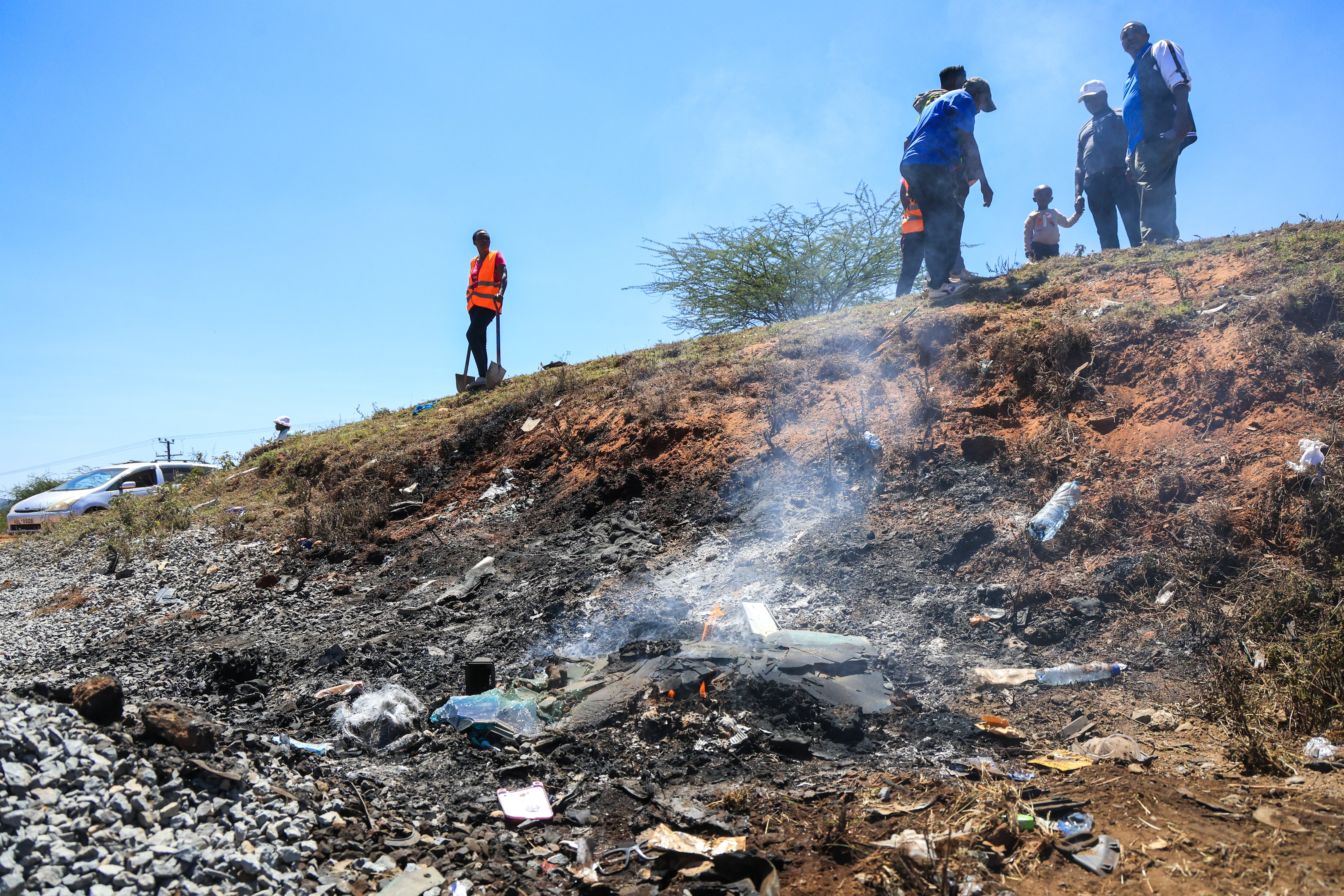 At least 17, most of them Catholic pilgrims, killed in a road crash on a highway in Kenya