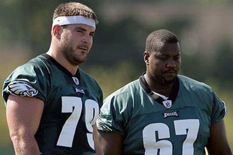 Todd Herremans will play Friday, while Jamaal Jackson has not ruled out playing in the season opener. (Yong Kim/Staff Photographer)