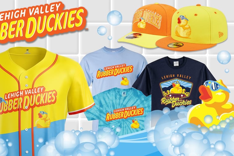 The Lehigh Valley IronPigs will rebrand as the Lehigh Valley Rubber Duckies on July 9.