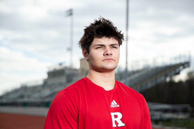 Clearview High senior offensive tackle Nick Oliveira originally committed to Cincinnati but made the switch to Rutgers.