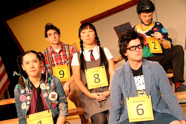 Steve Pacek (right) will play William Barfée, a.k.a. Barf, in the Theatre Horizon production of "The 25th Annual Putnam County Spelling Bee." The production plays at Arden Theatre Co. starting May 25.