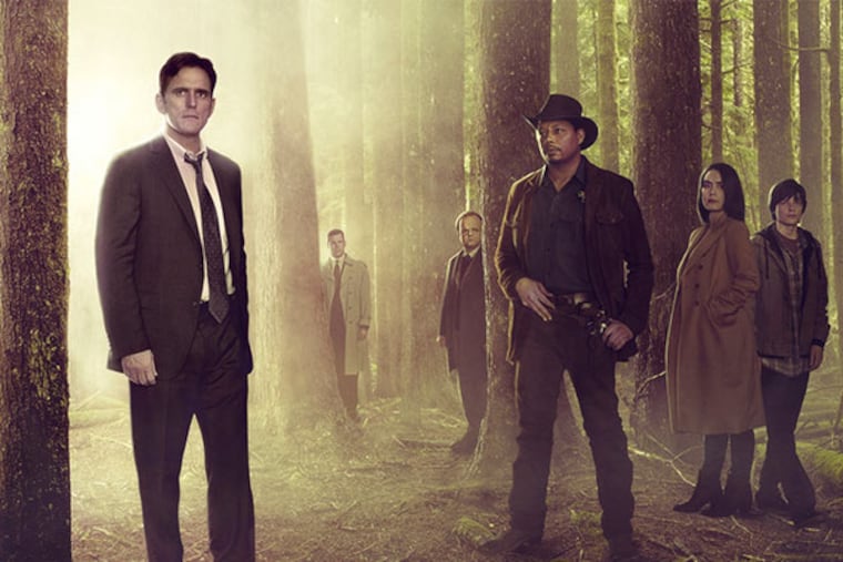 Cast of 'Wayward Pines' headed up by Matt Dillon and Terrence Howard. (Fox)