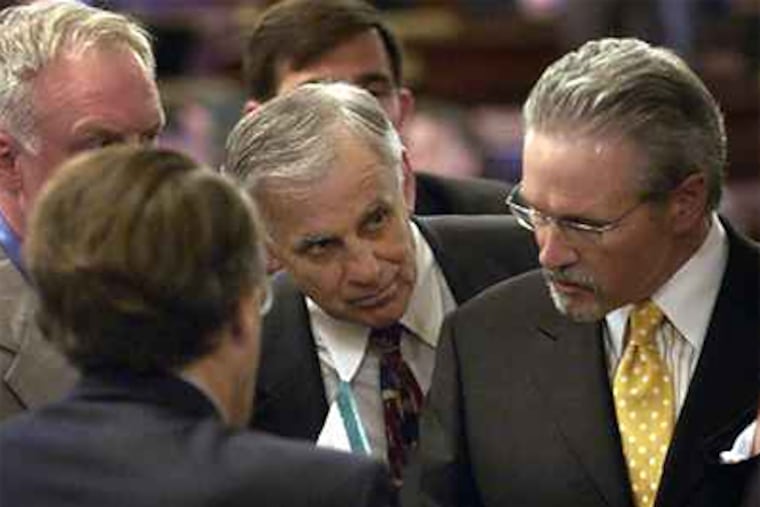Former House Minority Whip Michael Veon was the biggest name among 12 people charged in the Harrisburg Bonusgate scandal today. (Laurence Kesterson/Inquirer file photo)