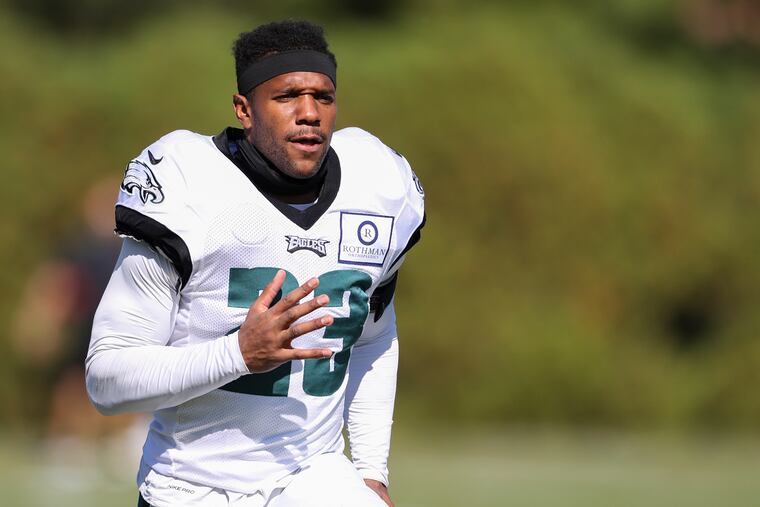 Safety Rodney McLeod has one of the Eagles' league-low three interceptions this season.