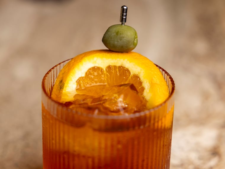 The Americano? Americano!, a vermouth cocktail that's only available during aperitivo at Caletta.