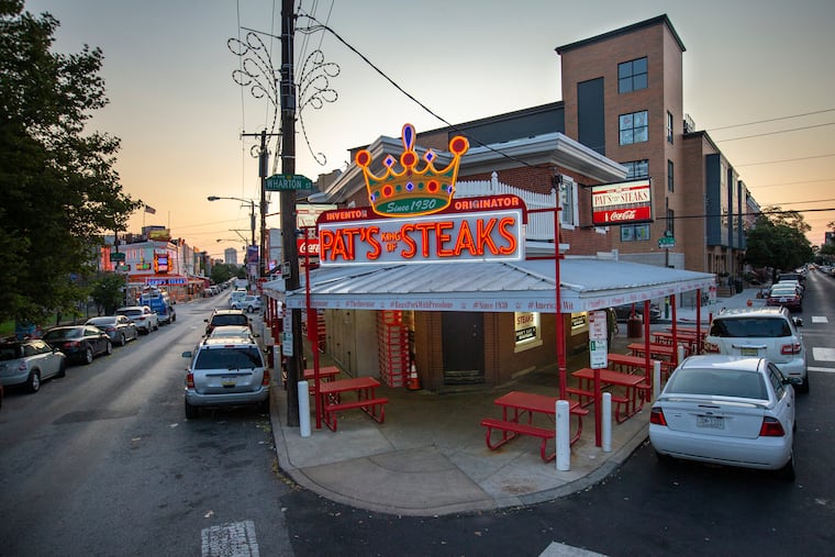 Pat's Steaks, where 22-year-old David Padro Jr. was fatally shot in July 2021.