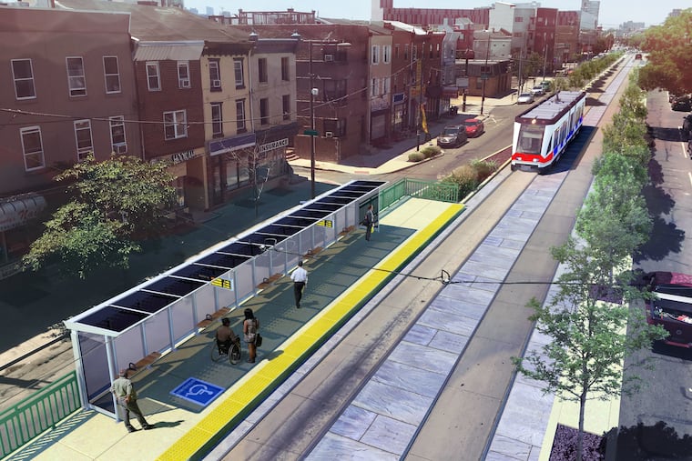 SEPTA’s plan to bring its trolleys into the modern age has taken a small but significant step forward. A DVRPC rendering shows what changes SEPTA's trolley modernization program could bring.
