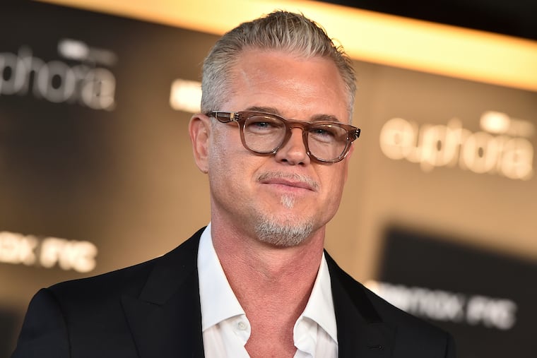 Eric Dane arrives at a promotional event for the series "Euphoria," in Los Angeles, April 20, 2022.