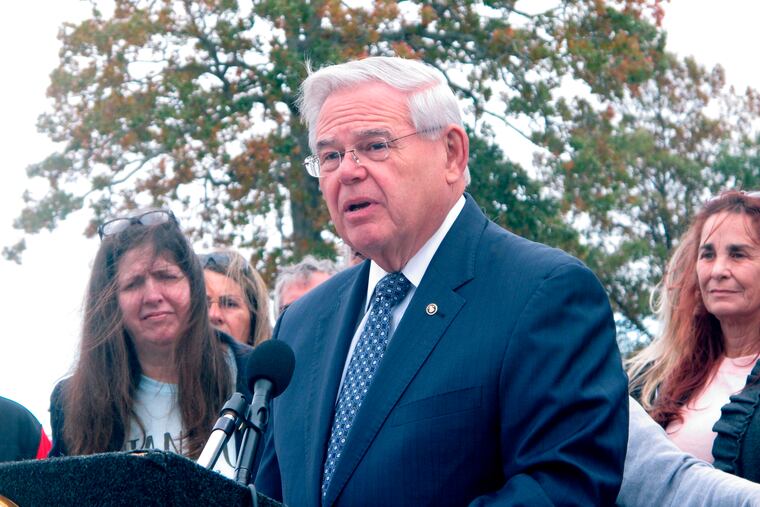 U.S. Sen Robert Menendez (D., N.J.), seen here in October, has been one of the most outspoken Democrats in Congress in the days since President Donald J. Trump launched a strike that killed a top Iranian military commander.